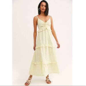 Free People Because of You Tiered Maxi Dress